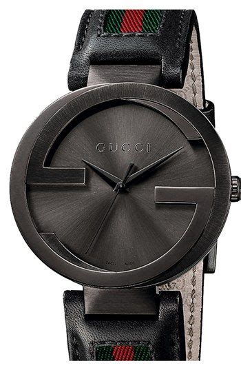 gucci interlocking g watches|gucci chronograph watch.